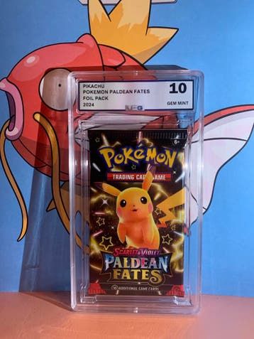 Pikachu Paldean Fates Booster Pack UCG 10 Gem Mint