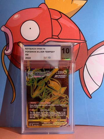 Rayquaza VMAX FA Pokémon Silver Tempest UCG 10 GEM MINT
