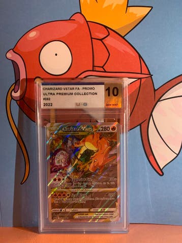 Charizard VSTAR FA Promo UCG 10 GEM MINT Pokémon Kaart