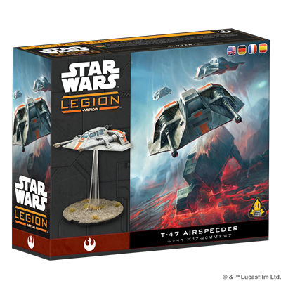 Deslizador aéreo T-47 de la Legión de Star Wars