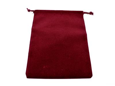 Sac bordeaux 5x7 en daim