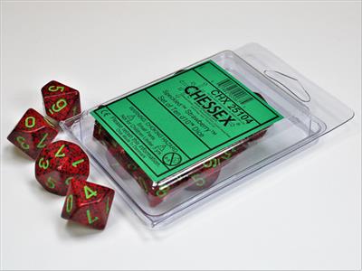 DICE SET SPEC Strawberry D10 (10)