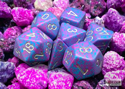DICE SECT Spec Poly Silver Tetra (7)