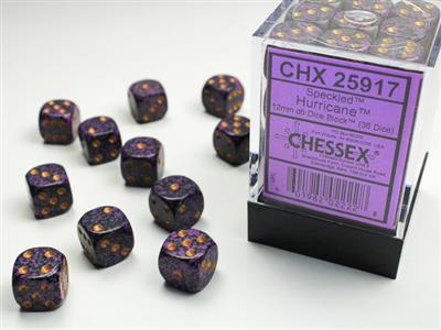 DICE SET SPEC 12mm Hurrikan D6 (36)
