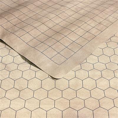 Reversibel battlemat 1,5 firkanter og 1,5 hexes