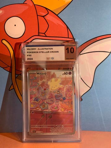 Milcery Illustration Pokémon Stellar Crown #162 UCC 10 GEM MI