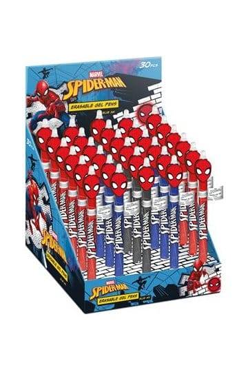 Display mit löschbaren Spider-Man-Gelstiftmasken (30)