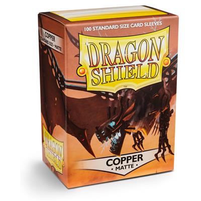 Mouwen Dragon Shield Matte - Koper (100CT)