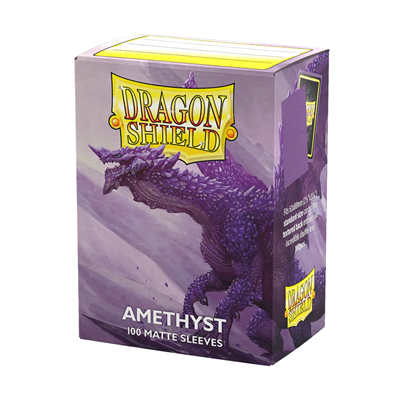 ÆRMER Dragon Shield mat ametyst (100 karat)