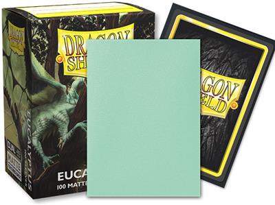 Ærmer Dragon Shield Matte dual Eucalyptus 100ct