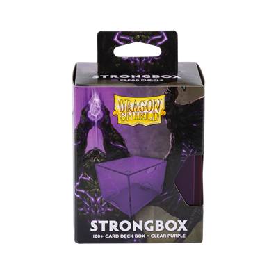 DECKBOX Cassaforte Dragon Shield - Viola trasparente