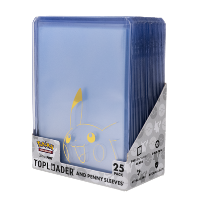 MANGAS Pokémon Toploader + Penny Combo Pack Pikachu