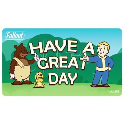 PLAYMAT Fallout Vault Boy Buona giornata