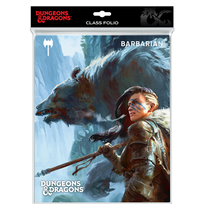 Klassen Folio D & D inkl. Aufkleber Barbarian