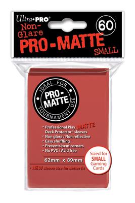 SLEEVES Pro-Matte Red Small
