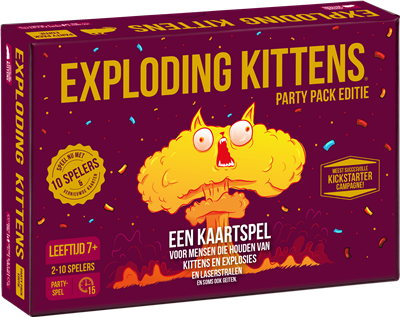 Explodierende Kätzchen -Partypaket