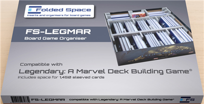 Foldet rum legendarisk Marvel Deckbuilding -spil
