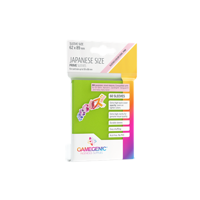 Maniche di dimensioni giapponesi lime (60)