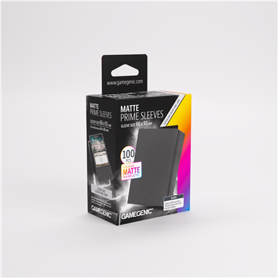 SLEEVES Pack Matte Prime Black 66x91mm (100)