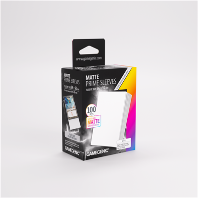 SLEEVES Pack Matte Prime White 66x91mm (100)