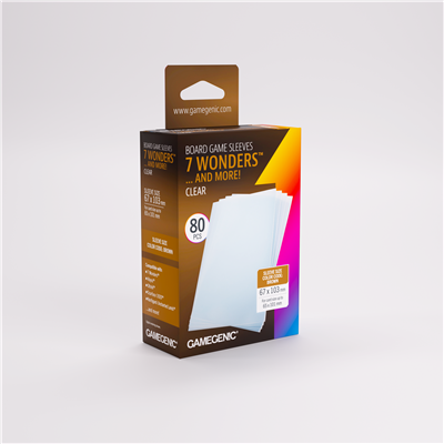 SLEEVES Prime Board Game - Brown 67x103 (80)