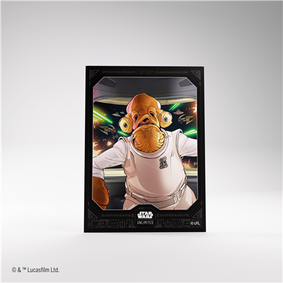 Star Wars Unlimited Art Sleeves Admiral Ackbar