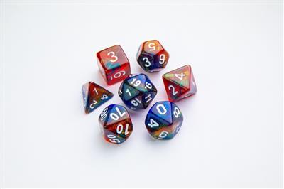 DICE Galaxy Series Mars RPG Juego de dados 7 piezas