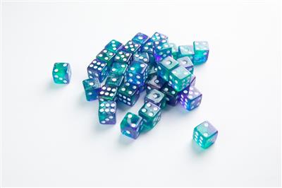 DICE Serie Galaxy Neptune D6 Dadi Set 36 pezzi