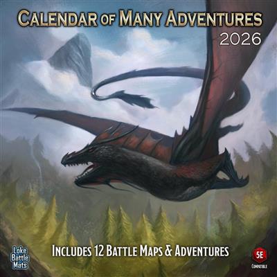 Calendario di molte avventure 2026