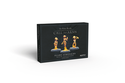 Elder scrolls CTA Flame Atronachs 3 Resin -figuren