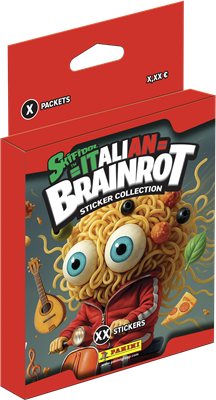 Skifidol Italian Brainrot Sticker Ecoblister