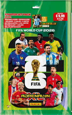 Adrenalyn XL FIFA World Cup 2026 startpaket