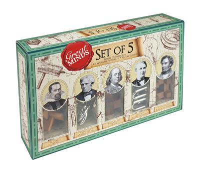 Grandi menti set di 5 puzzle