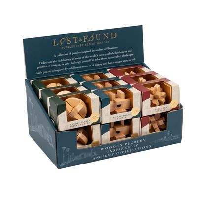 Ancient Civilization Wood Puzzles Mix (Display 18)