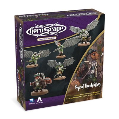 Heroscape Tuck Harrigan & Vorid Glidestrikers