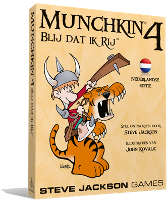 Munchkin 4 NL - BLIJ DAT IK RIJ