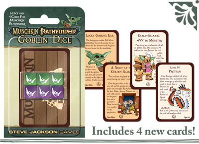 Munchkin Pathfinder Goblin Dice