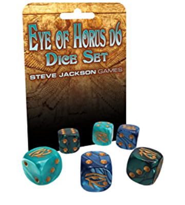 Ojo de Horus Dice Set D6