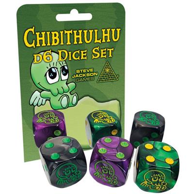 Set di dadi chibithulhu d6