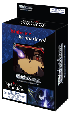 Weiß Schwarz The Eminence in Shadow Trial Deck
