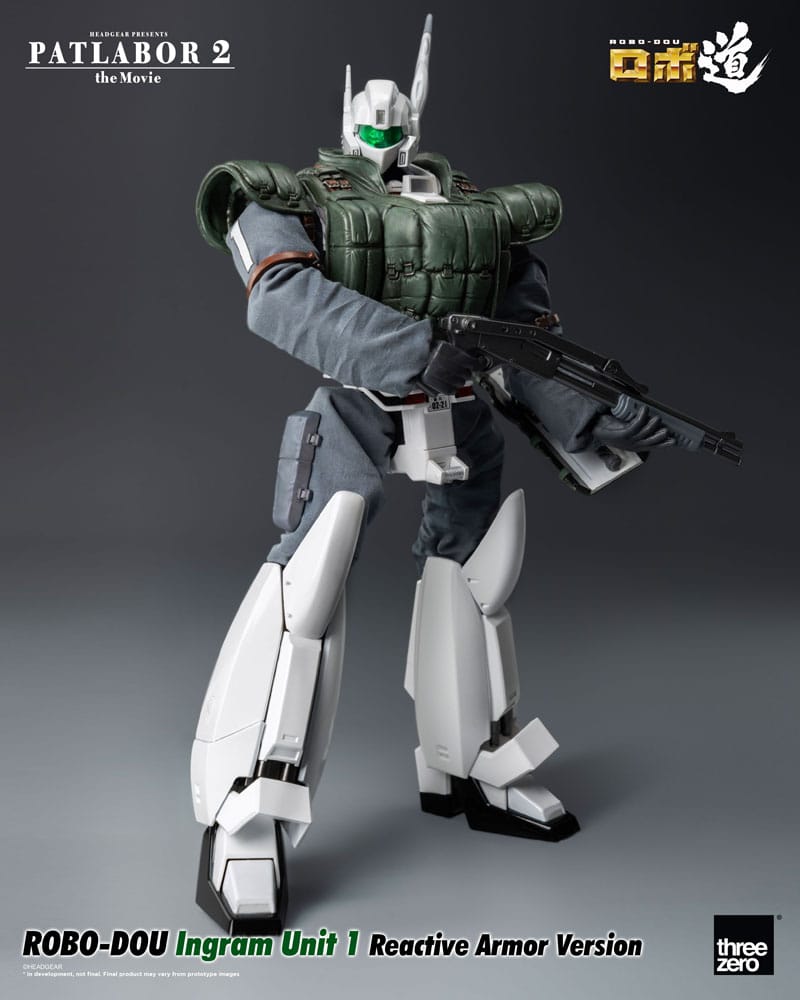 Patlabor 2: Film Robo-Dou aksiyon figürü Ingram Unit 1 Reaktif Zırh sürümü 23 cm