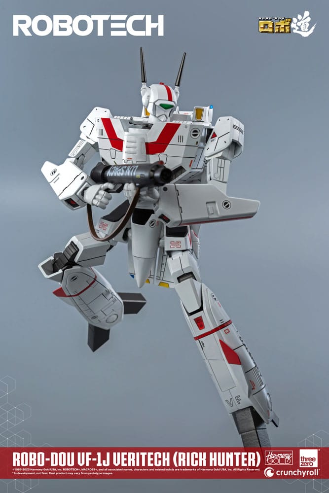 Robotech aksiyon figürü Robo-Dou VF-1J Veritech (Rick Hunter) 20 cm