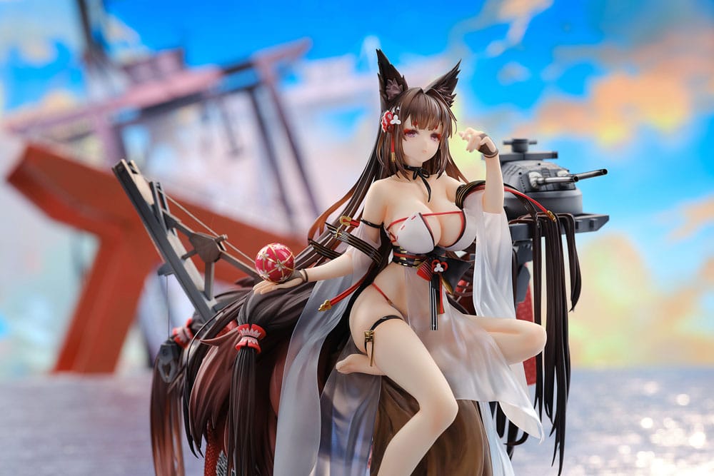 Statua di Azur Lane PVC 1/7 AMAGI WINDING WATERS Serene Lotus Ver. 25 cm