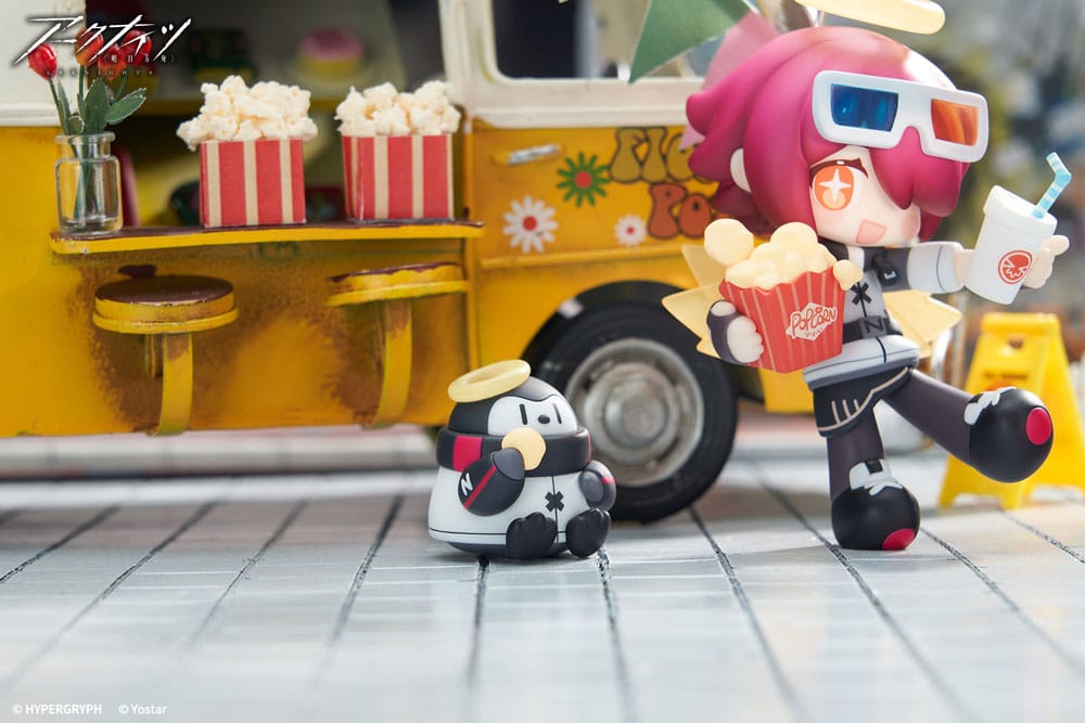 Arknights PVC Statue Mini -Serie Wollen Sie das Dessert haben? Exusiai 10 cm