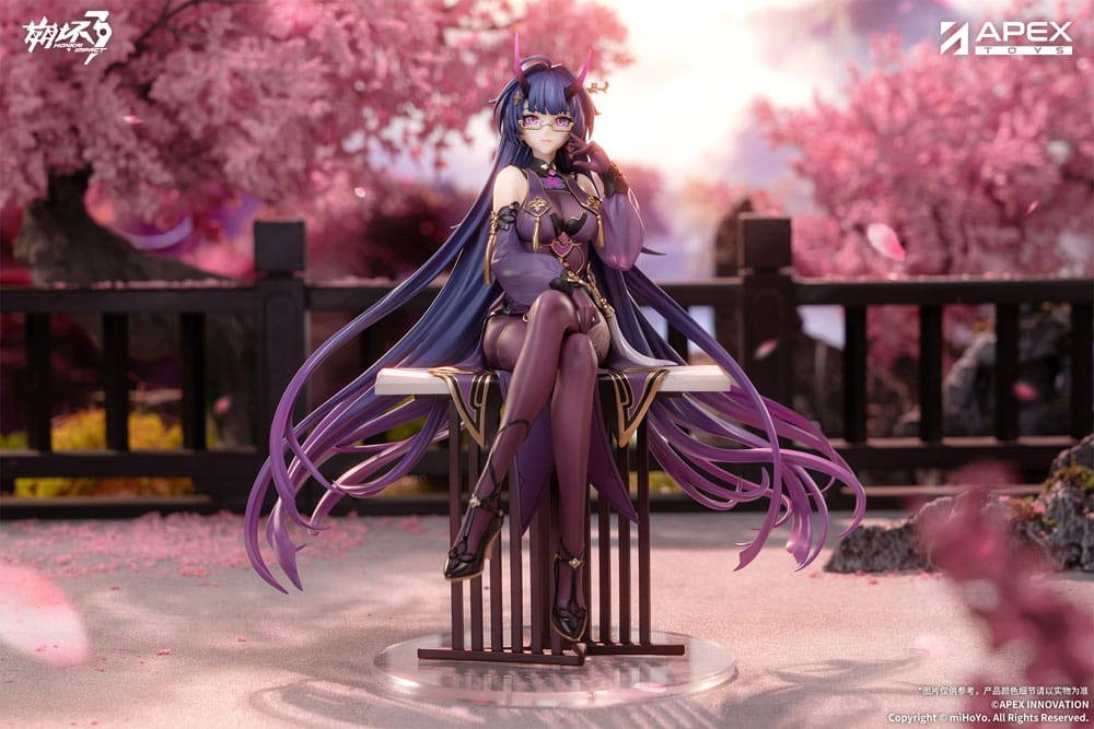Honkai Impact 3:e PVC-staty 1/7 Mei Raiden Herrscher av Thunder Aqueous Springtide Ver. 22 cm
