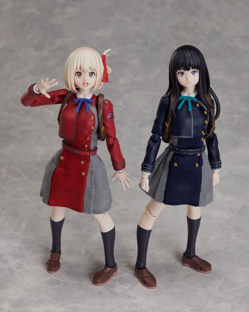 Azione Buzzmod di rinculo di Lycoris Figura 1/12 Chisato Nishikigi 14 cm