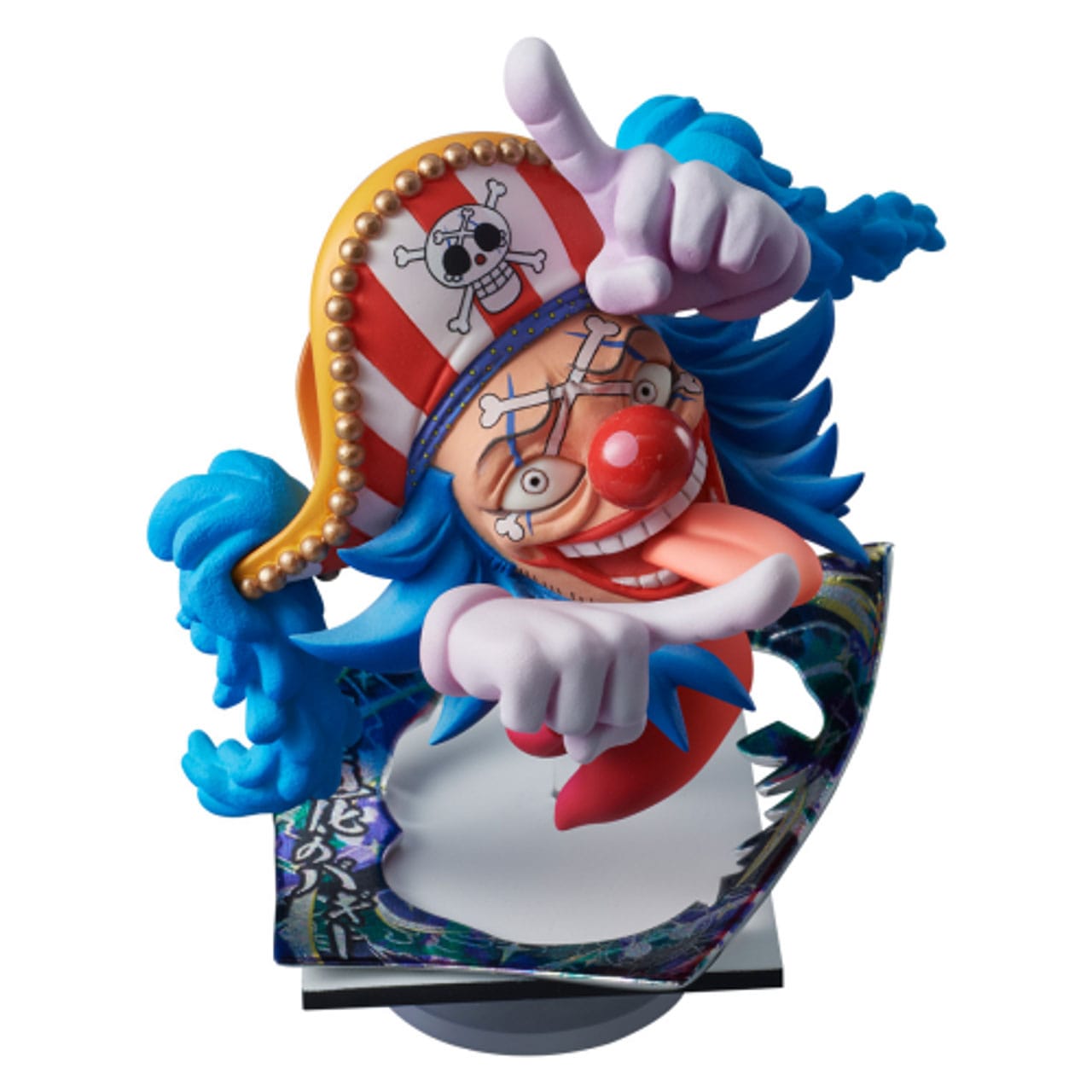 Estatua de PVC One Piece Niformation Tsukuru Buggy 10 cm
