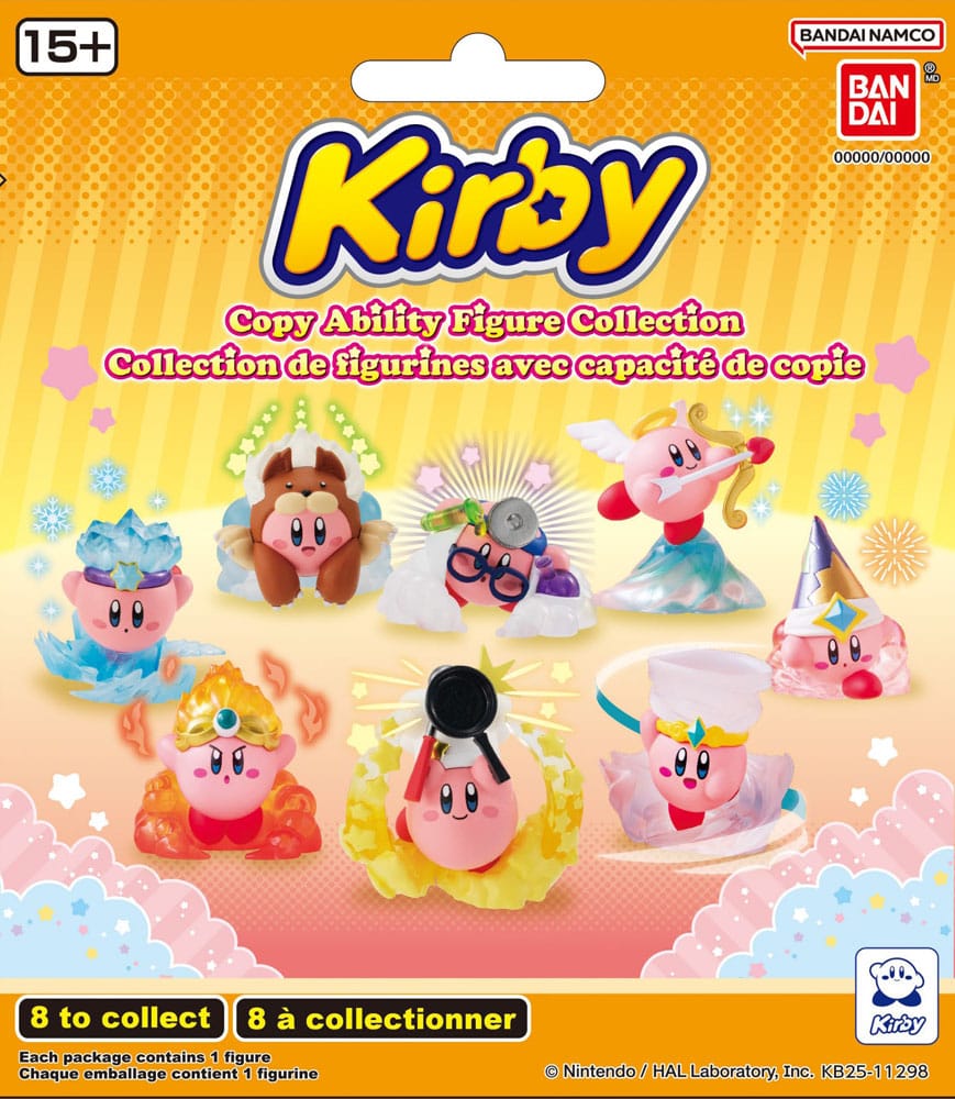 Kirby Gashapon Blind Packs Minifigurer 5 cm Kopieringsevne Figursamlingsskærm (24)