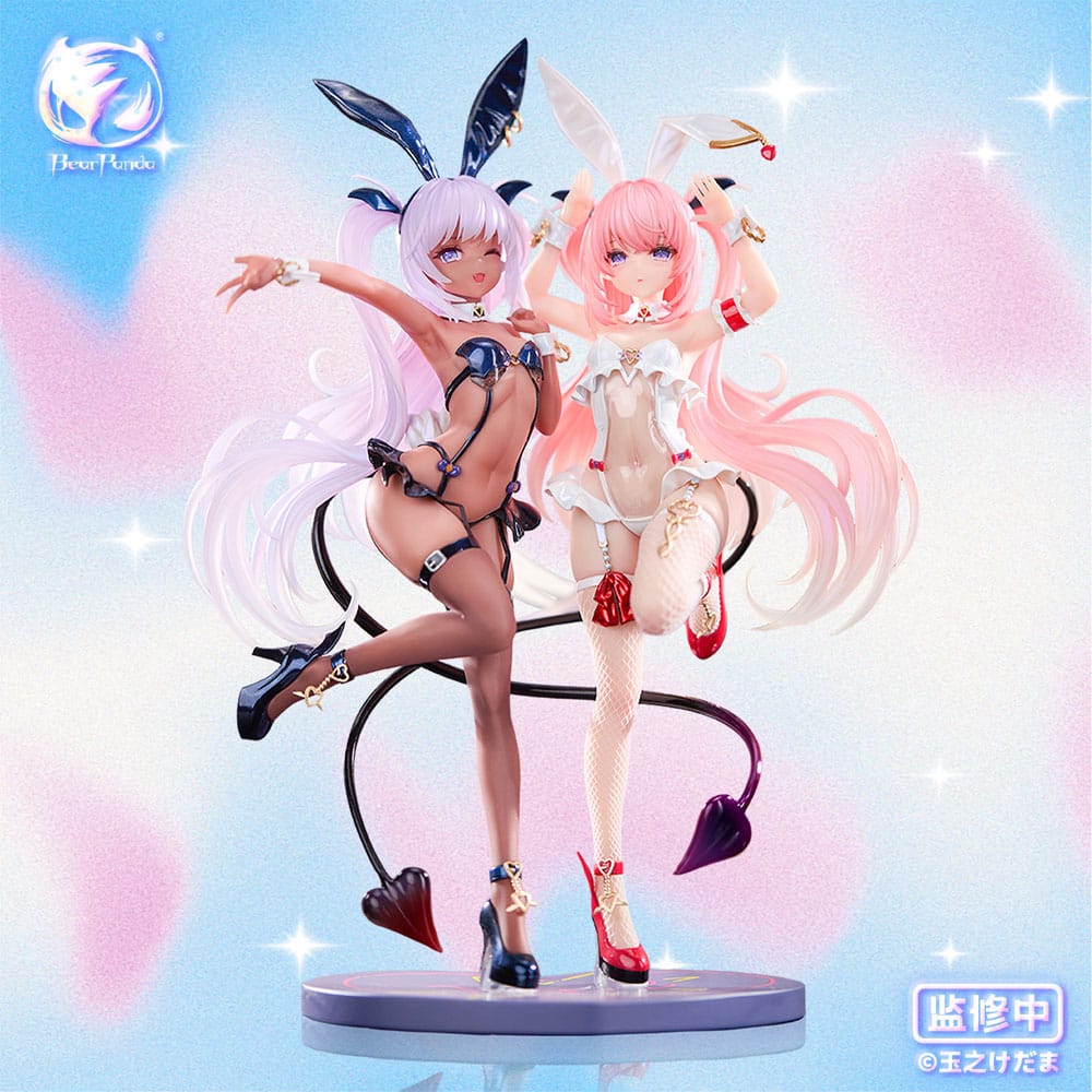 Orijinal Karakter PVC Statuen 1/6 Lulumu ve Kulomu İllüstrasyonu Tamano Kedama 27 cm