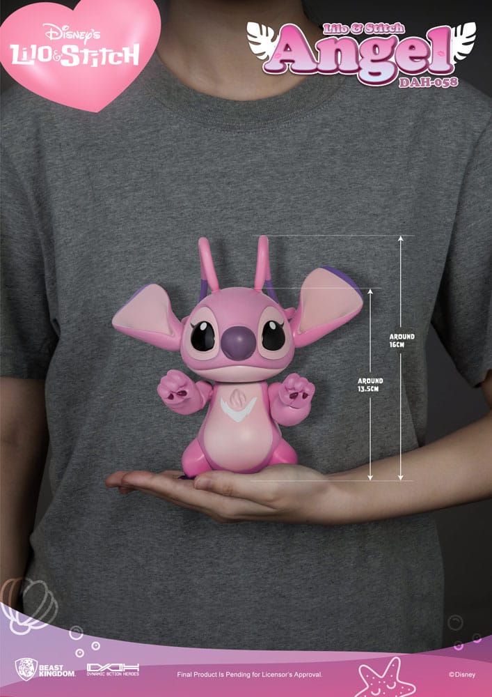 Disney Dinamik 8 Kontrat Kahramanları Aksiyon Şekil 1/9 Angel (Lilo & Stitch) 16 cm